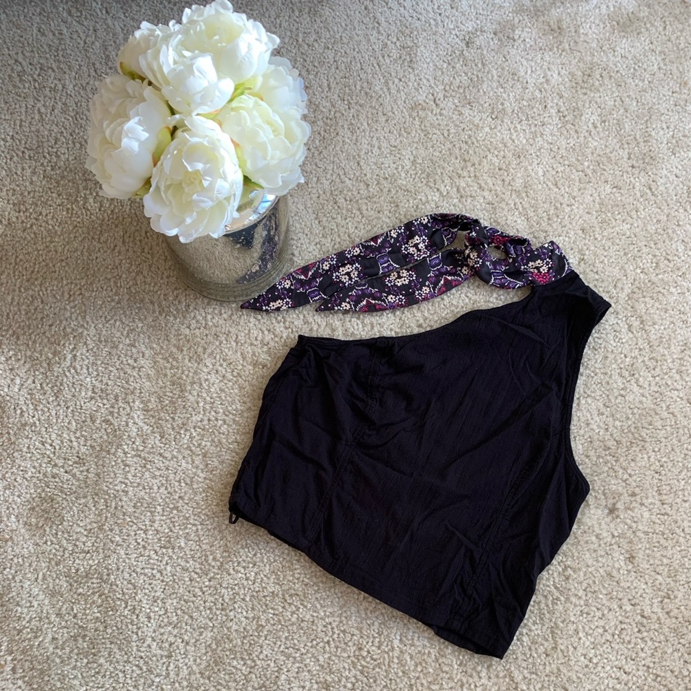 NWOT Free People Caroline One-Shoulder Top